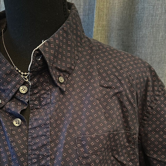 Jachs New York Patterned Shirt in Blue Pink and White - Picture 3 of 6